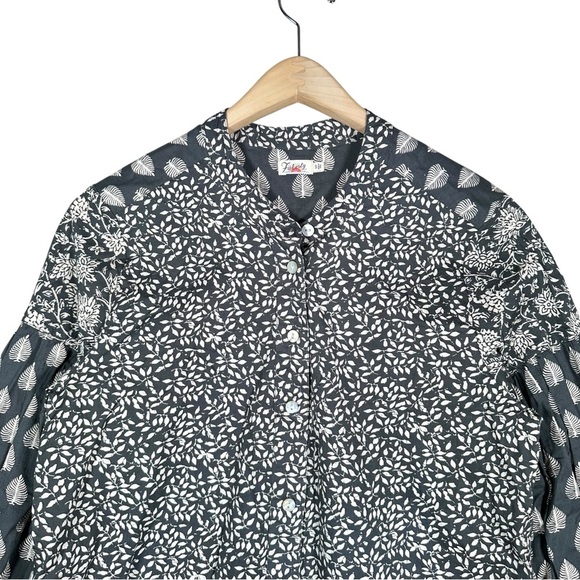 FAHERTY Adalyn Organic Cotton Long Sleeve Peasant Top - Picture 9 of 13